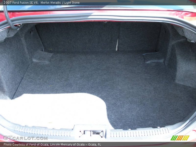Merlot Metallic / Light Stone 2007 Ford Fusion SE V6