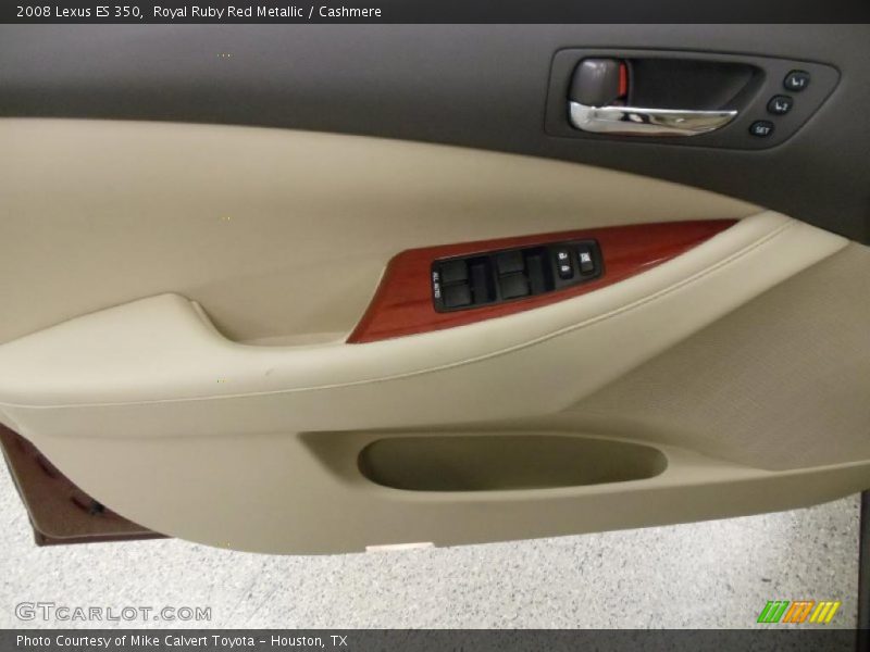 Royal Ruby Red Metallic / Cashmere 2008 Lexus ES 350
