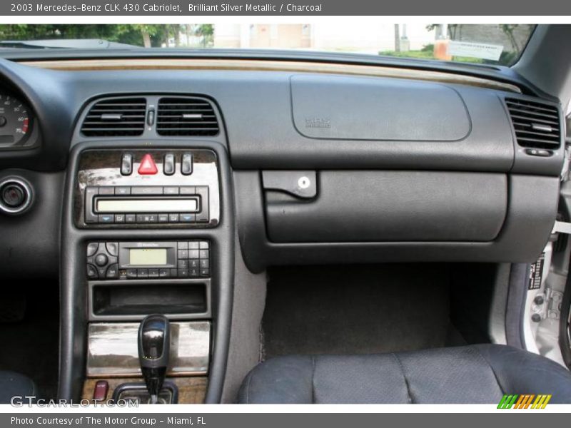 Brilliant Silver Metallic / Charcoal 2003 Mercedes-Benz CLK 430 Cabriolet