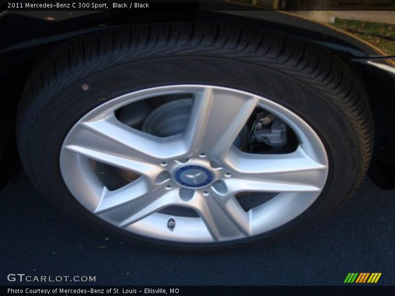 Black / Black 2011 Mercedes-Benz C 300 Sport
