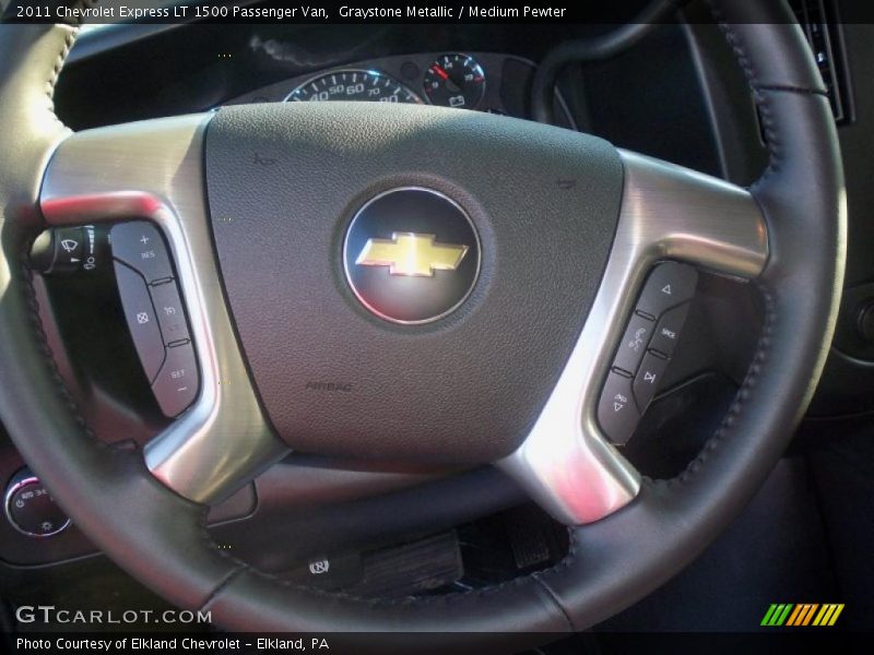 Graystone Metallic / Medium Pewter 2011 Chevrolet Express LT 1500 Passenger Van