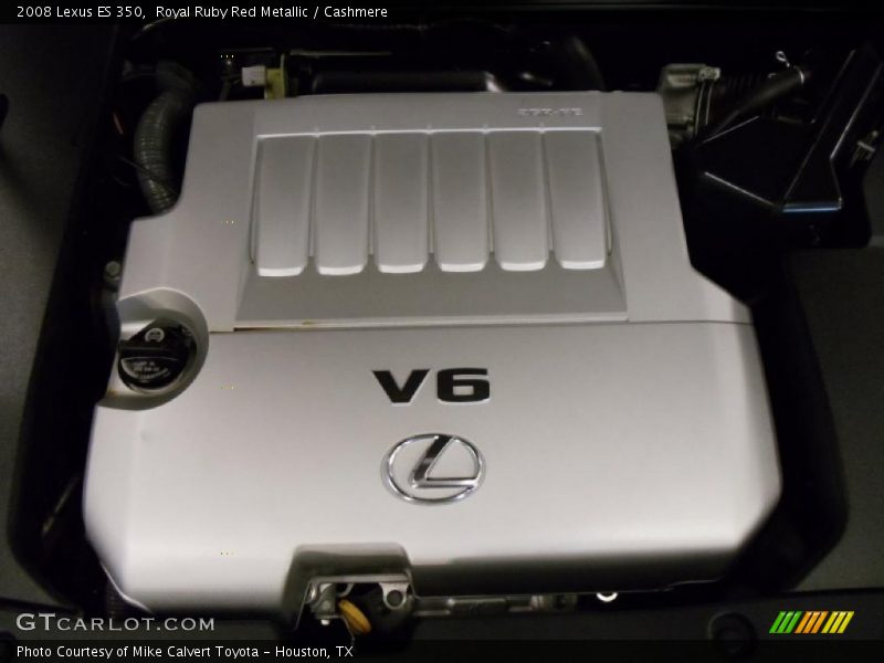Royal Ruby Red Metallic / Cashmere 2008 Lexus ES 350