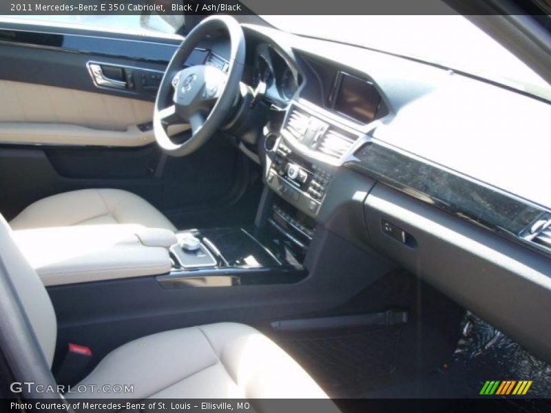 Black / Ash/Black 2011 Mercedes-Benz E 350 Cabriolet