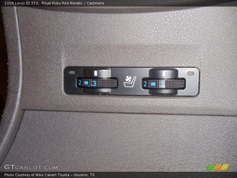 Royal Ruby Red Metallic / Cashmere 2008 Lexus ES 350