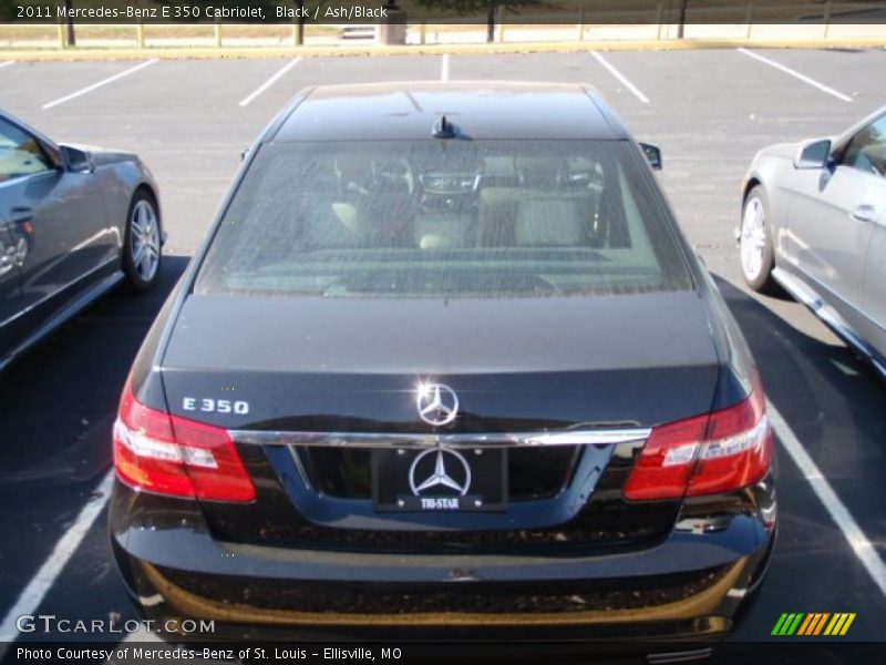 Black / Ash/Black 2011 Mercedes-Benz E 350 Cabriolet