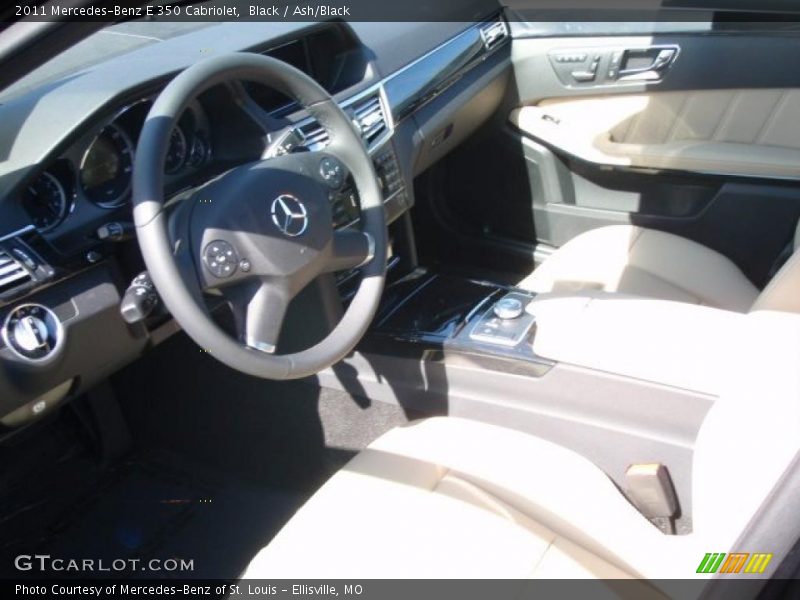 Black / Ash/Black 2011 Mercedes-Benz E 350 Cabriolet