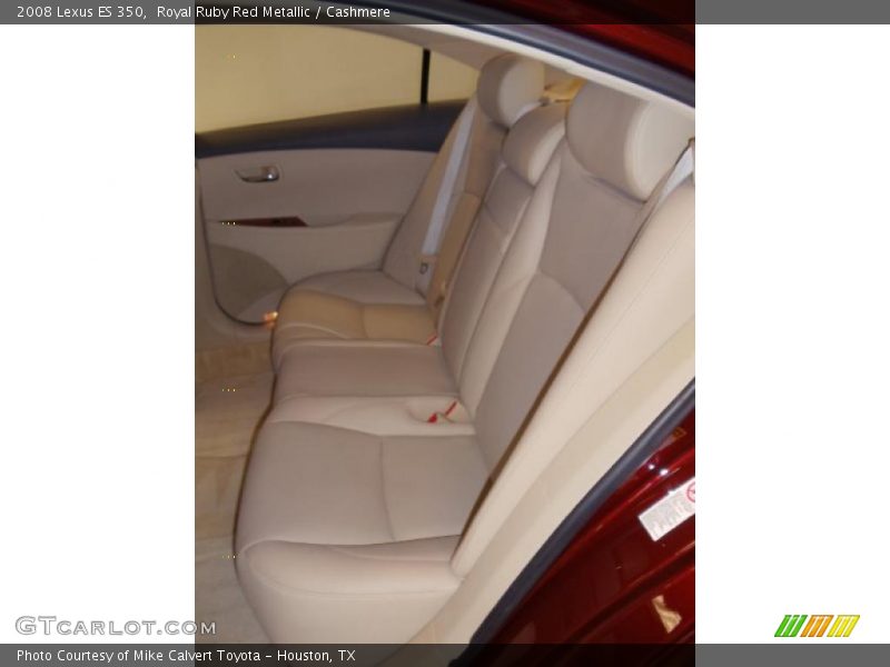 Royal Ruby Red Metallic / Cashmere 2008 Lexus ES 350