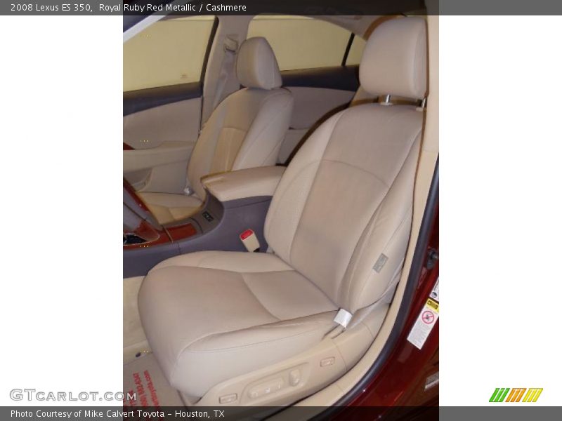 Royal Ruby Red Metallic / Cashmere 2008 Lexus ES 350