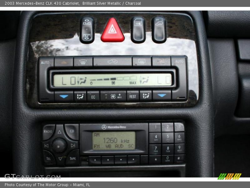 Controls of 2003 CLK 430 Cabriolet