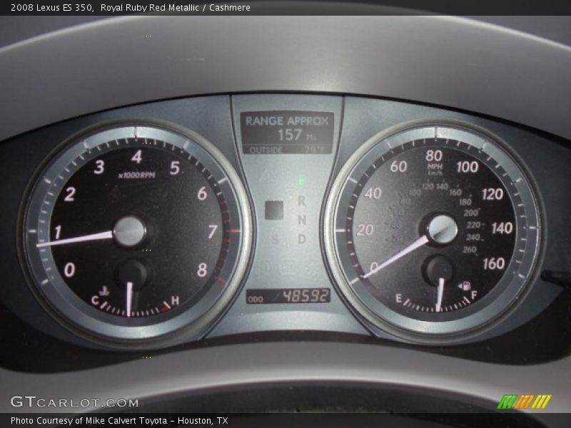 Royal Ruby Red Metallic / Cashmere 2008 Lexus ES 350