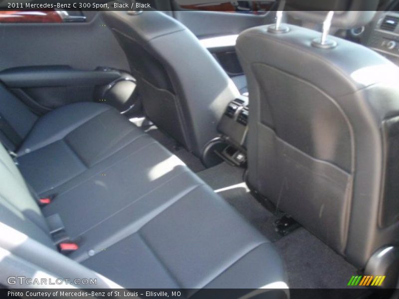 Black / Black 2011 Mercedes-Benz C 300 Sport