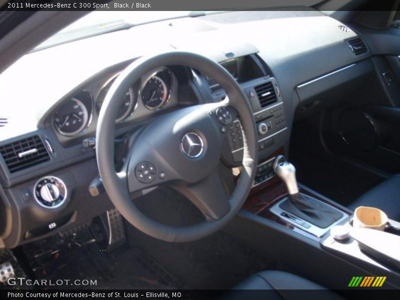 Black / Black 2011 Mercedes-Benz C 300 Sport