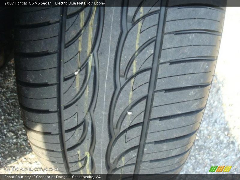 Electric Blue Metallic / Ebony 2007 Pontiac G6 V6 Sedan