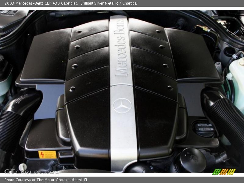  2003 CLK 430 Cabriolet Engine - 4.3 Liter SOHC 24-Valve V8