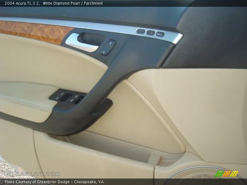 White Diamond Pearl / Parchment 2004 Acura TL 3.2