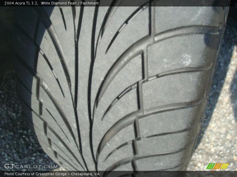 White Diamond Pearl / Parchment 2004 Acura TL 3.2