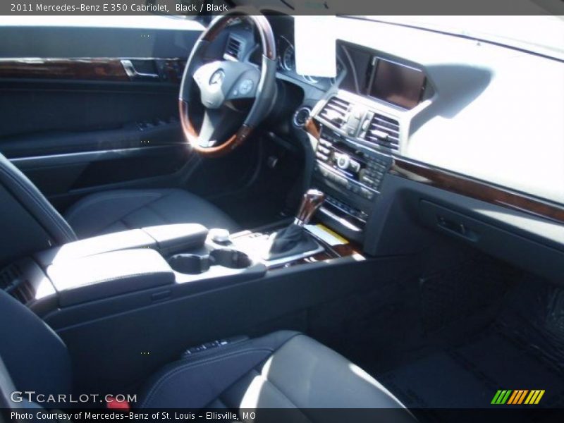 Black / Black 2011 Mercedes-Benz E 350 Cabriolet