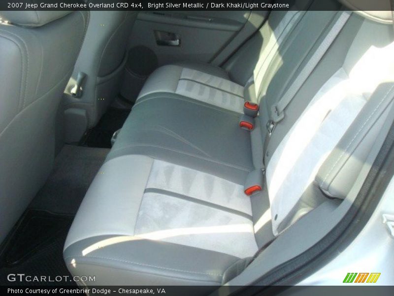 Bright Silver Metallic / Dark Khaki/Light Graystone 2007 Jeep Grand Cherokee Overland CRD 4x4