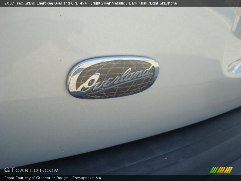  2007 Grand Cherokee Overland CRD 4x4 Logo