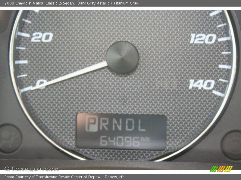Dark Gray Metallic / Titanium Gray 2008 Chevrolet Malibu Classic LS Sedan
