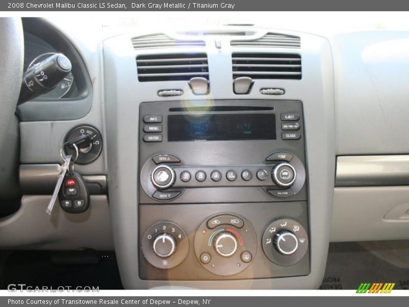 Dark Gray Metallic / Titanium Gray 2008 Chevrolet Malibu Classic LS Sedan