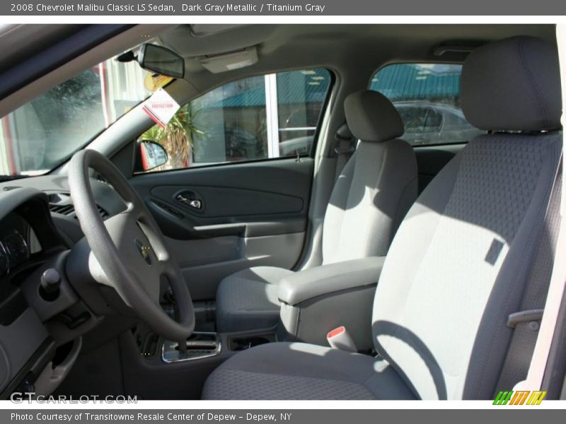 Dark Gray Metallic / Titanium Gray 2008 Chevrolet Malibu Classic LS Sedan