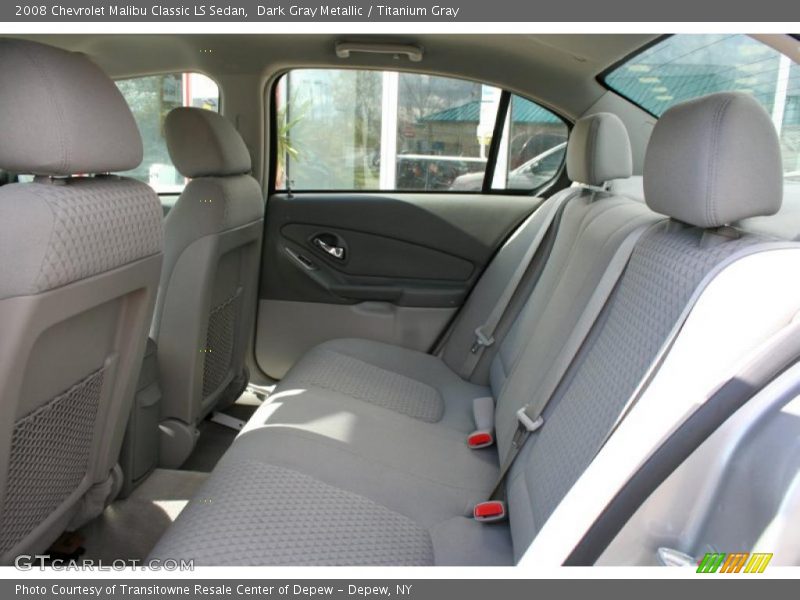 Dark Gray Metallic / Titanium Gray 2008 Chevrolet Malibu Classic LS Sedan