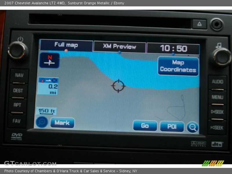 Sunburst Orange Metallic / Ebony 2007 Chevrolet Avalanche LTZ 4WD