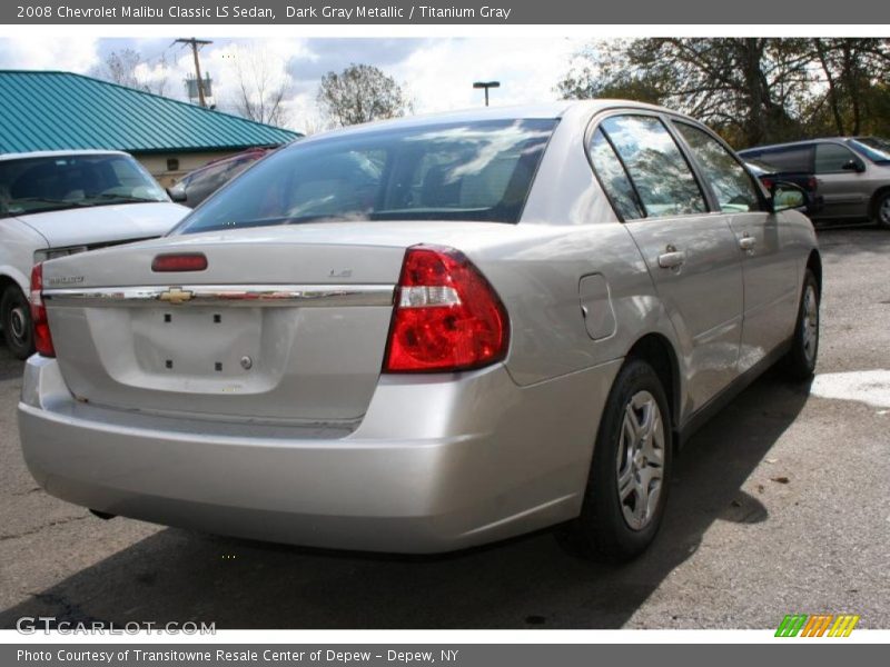 Dark Gray Metallic / Titanium Gray 2008 Chevrolet Malibu Classic LS Sedan