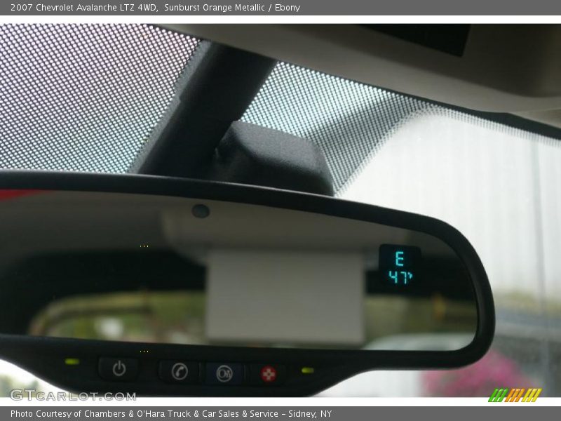 Sunburst Orange Metallic / Ebony 2007 Chevrolet Avalanche LTZ 4WD