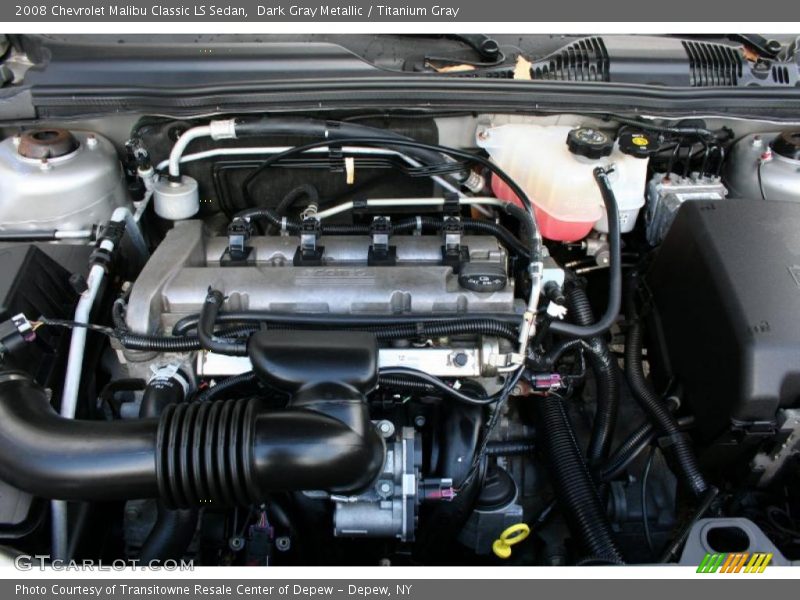 Dark Gray Metallic / Titanium Gray 2008 Chevrolet Malibu Classic LS Sedan