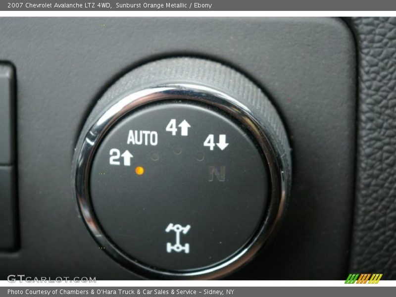 Sunburst Orange Metallic / Ebony 2007 Chevrolet Avalanche LTZ 4WD