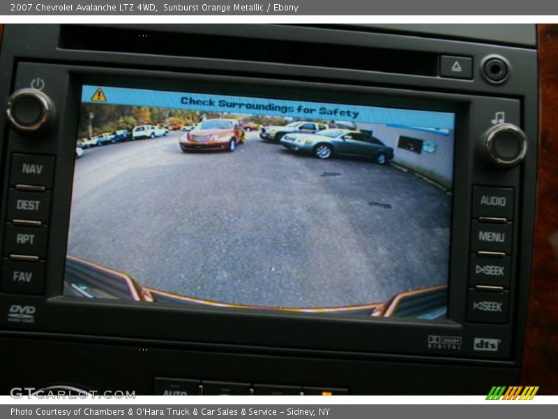 Sunburst Orange Metallic / Ebony 2007 Chevrolet Avalanche LTZ 4WD