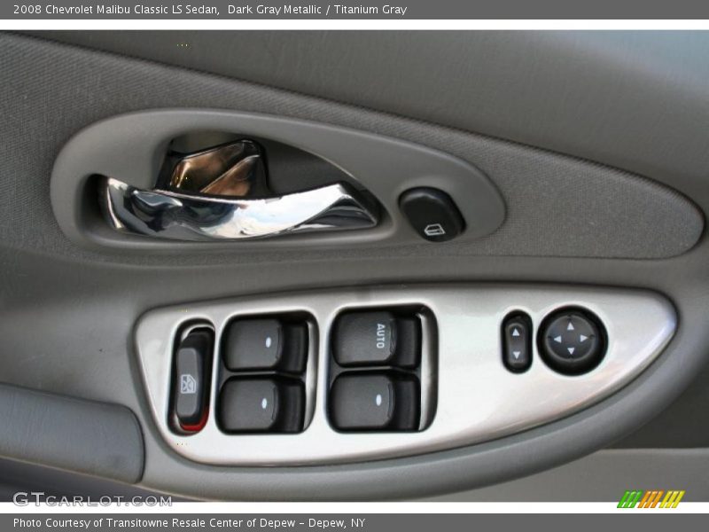 Dark Gray Metallic / Titanium Gray 2008 Chevrolet Malibu Classic LS Sedan