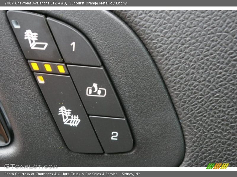 Sunburst Orange Metallic / Ebony 2007 Chevrolet Avalanche LTZ 4WD