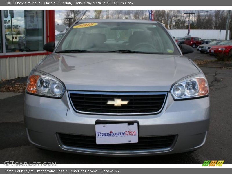 Dark Gray Metallic / Titanium Gray 2008 Chevrolet Malibu Classic LS Sedan