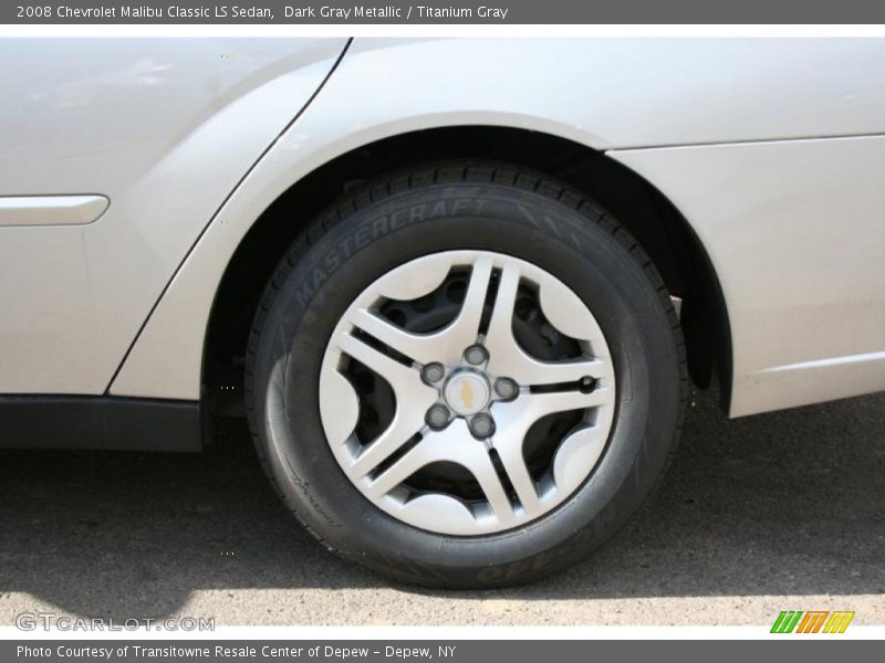 Dark Gray Metallic / Titanium Gray 2008 Chevrolet Malibu Classic LS Sedan