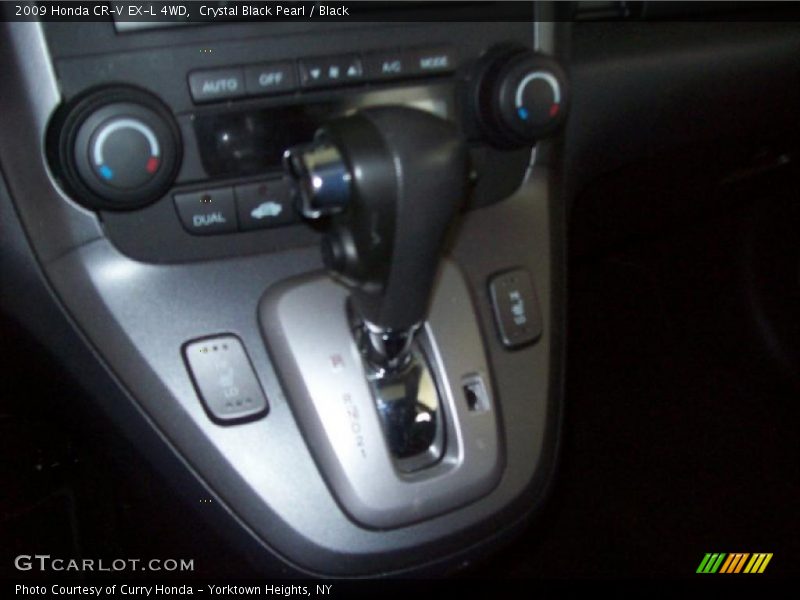 Crystal Black Pearl / Black 2009 Honda CR-V EX-L 4WD