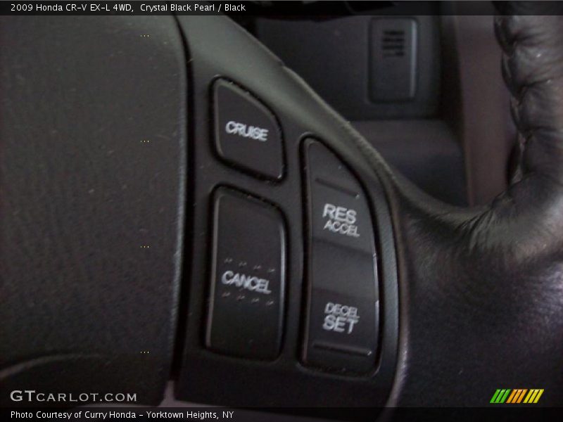 Crystal Black Pearl / Black 2009 Honda CR-V EX-L 4WD