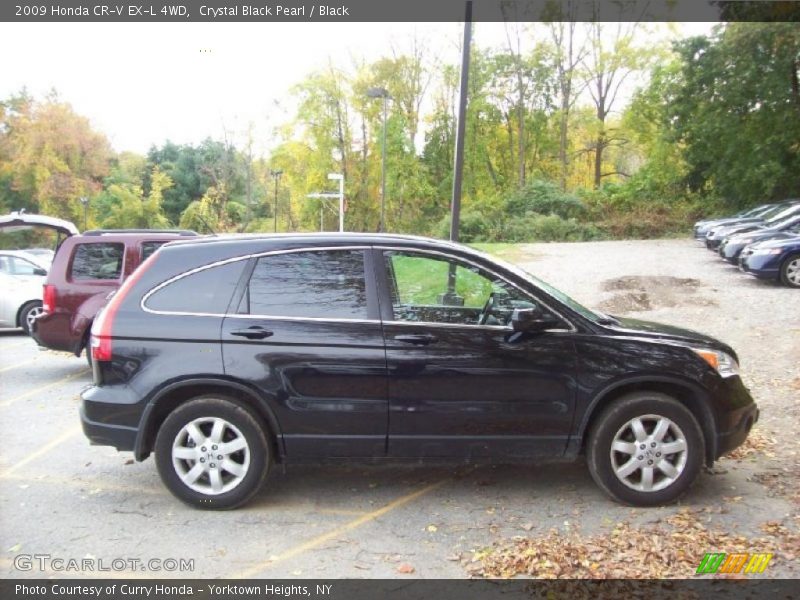 Crystal Black Pearl / Black 2009 Honda CR-V EX-L 4WD