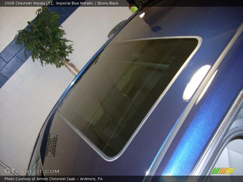 Imperial Blue Metallic / Ebony Black 2008 Chevrolet Impala LTZ