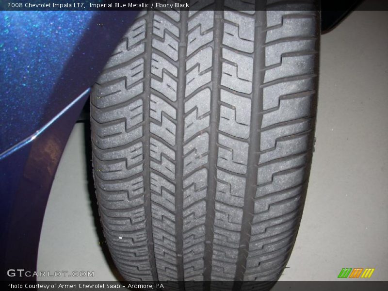 Imperial Blue Metallic / Ebony Black 2008 Chevrolet Impala LTZ