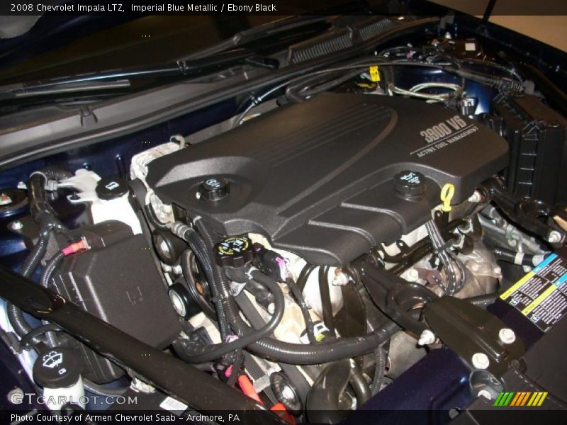 Imperial Blue Metallic / Ebony Black 2008 Chevrolet Impala LTZ