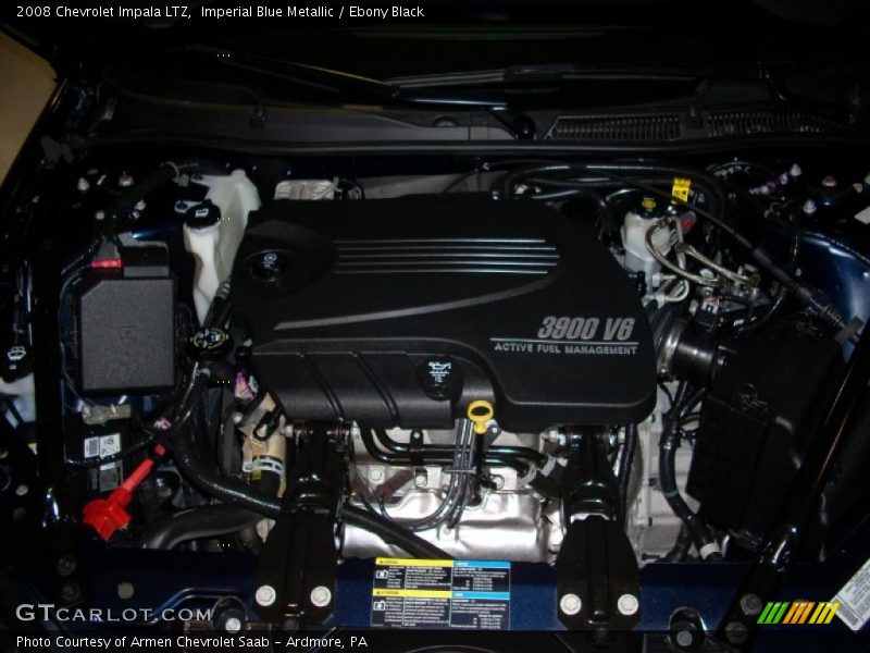 Imperial Blue Metallic / Ebony Black 2008 Chevrolet Impala LTZ
