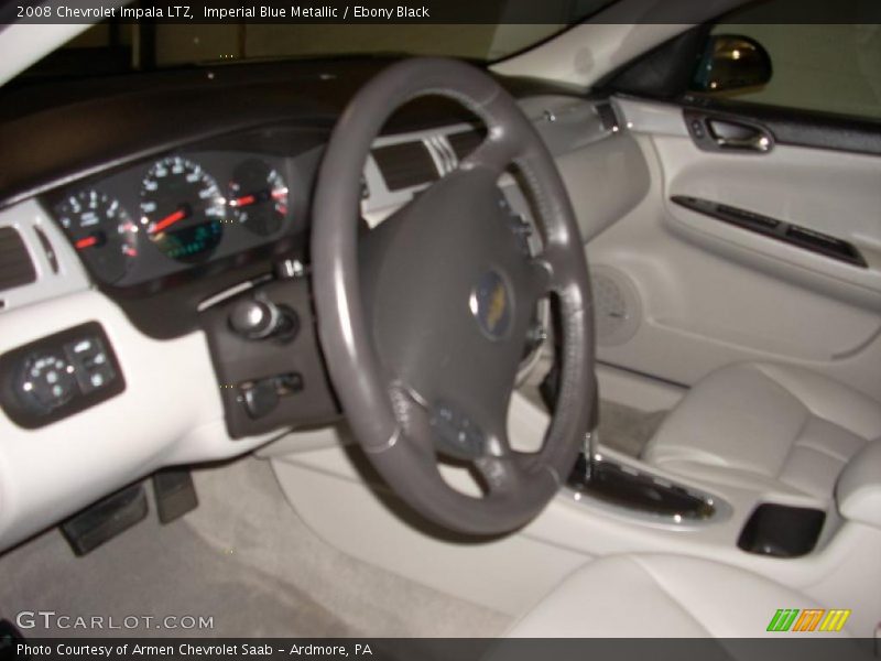 Imperial Blue Metallic / Ebony Black 2008 Chevrolet Impala LTZ