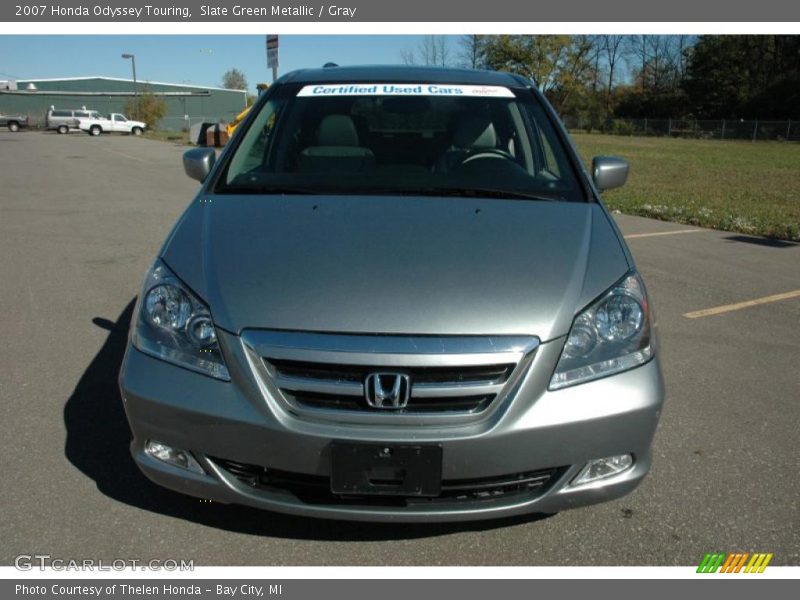 Slate Green Metallic / Gray 2007 Honda Odyssey Touring