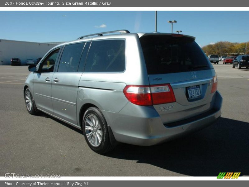 Slate Green Metallic / Gray 2007 Honda Odyssey Touring