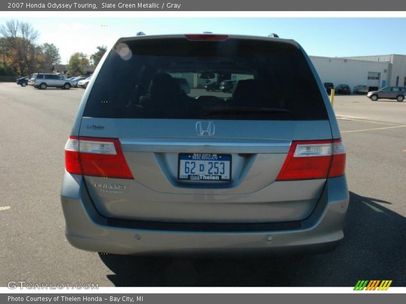Slate Green Metallic / Gray 2007 Honda Odyssey Touring