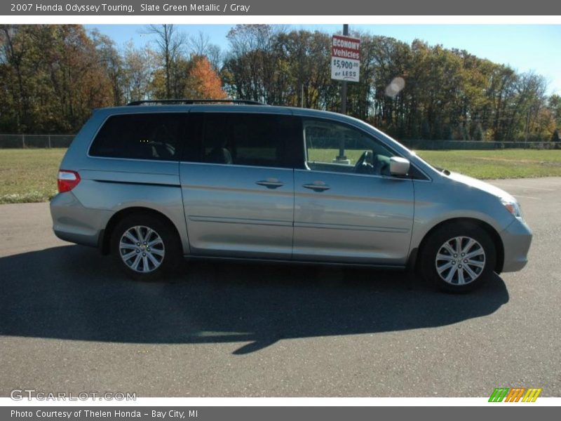 Slate Green Metallic / Gray 2007 Honda Odyssey Touring