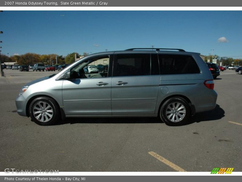 Slate Green Metallic / Gray 2007 Honda Odyssey Touring